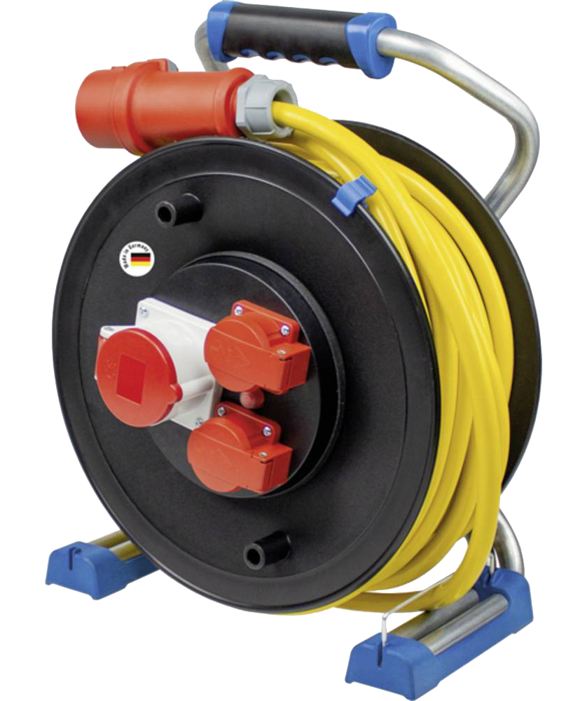 Schwabe CEE Kabelhaspel Xperts 400V K35 AT-N07V3V3-F 5G1.5 Ø285mm IP44 25m