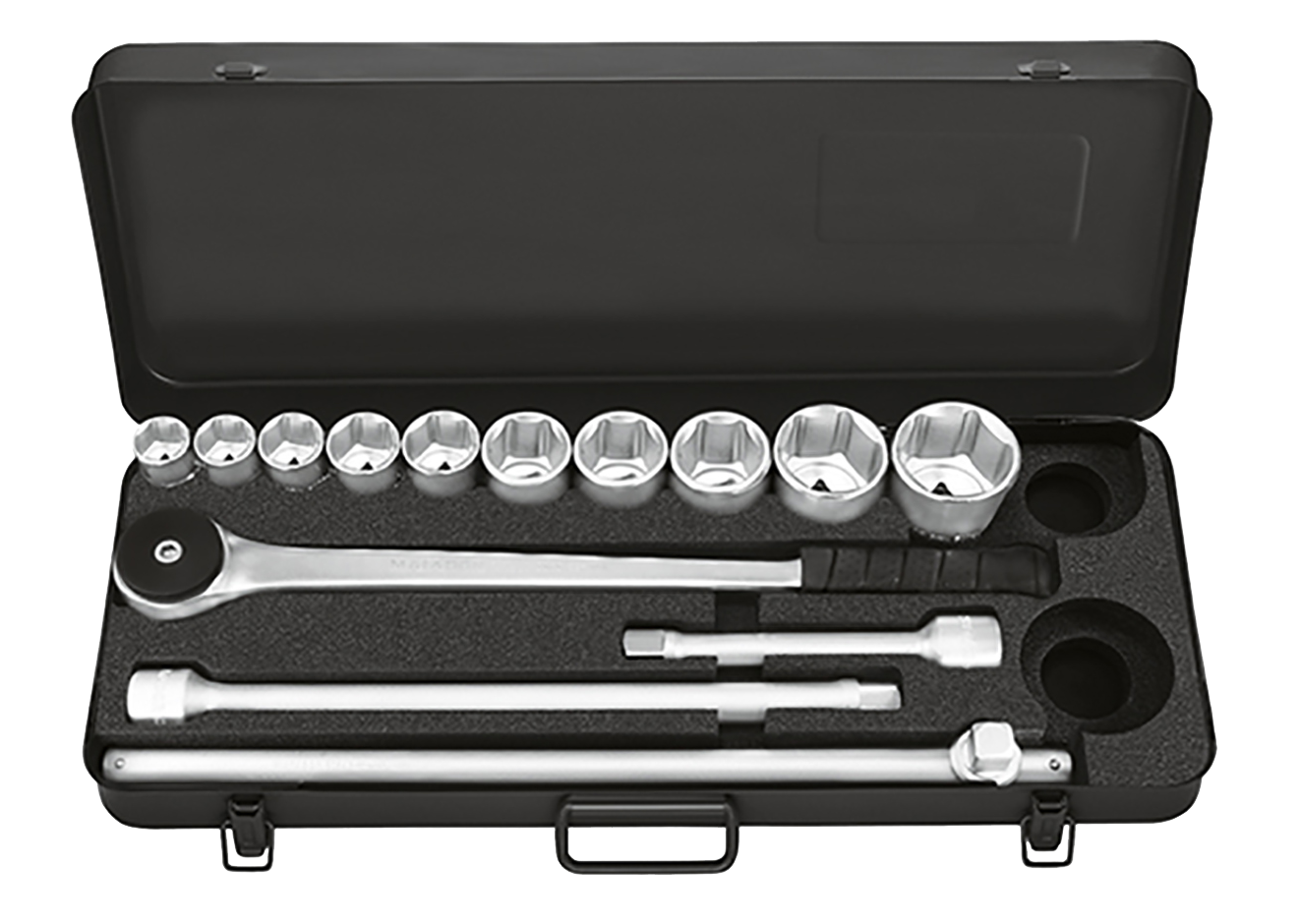 Matador 3/4" Dopsleutelset Zeskant 22-50mm in metalen kist, 14-delig