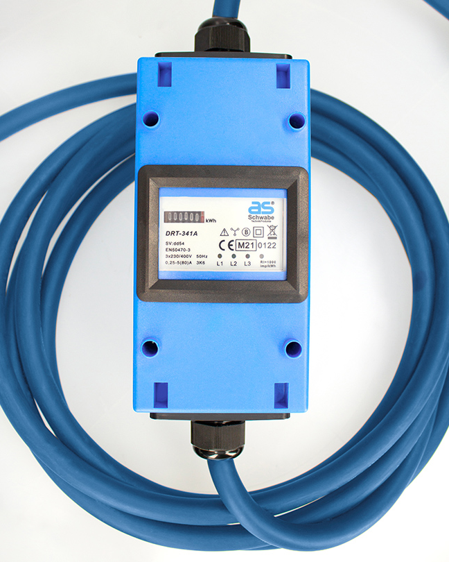 Schwabe Oplaadkabel met MIXO elektriciteitsmeter voor elektrische auto's 400V/16A 3-fase 11kW 5m