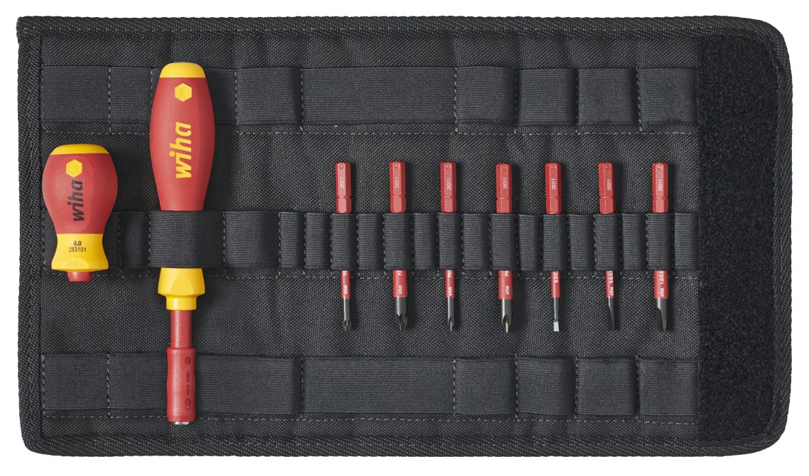 WIHA SlimBitset Softfinish SlimVario Electric 2831 1000V VDE SL/PH/PZ, 10-delig