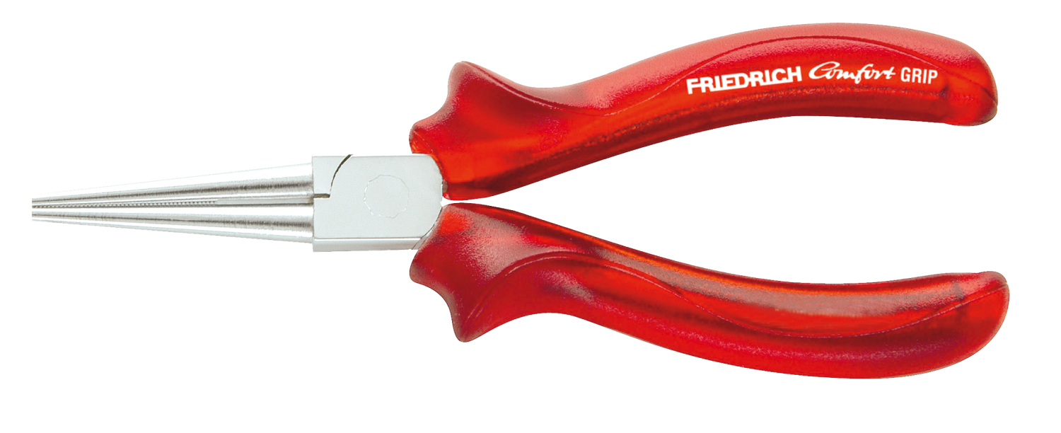 Friedrich Lange Rondbektang rood-transparant 160mm