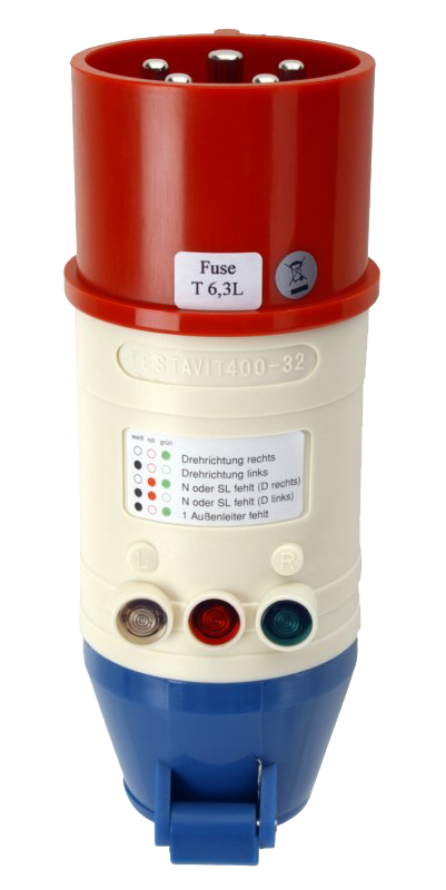 Testboy TV 432 CEE 32A Draaiveldrichtingtester