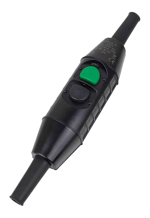 Schwabe Aardlekschakelaar tussenmontage 230V/16A IP55 3600W PRCD-K
