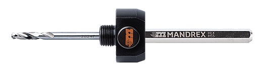 Mandrex MX-PT Gatzaaghouder MX200002MANB zeskant 8 voor gatzagen Ø14-30mm HSS centreerboor