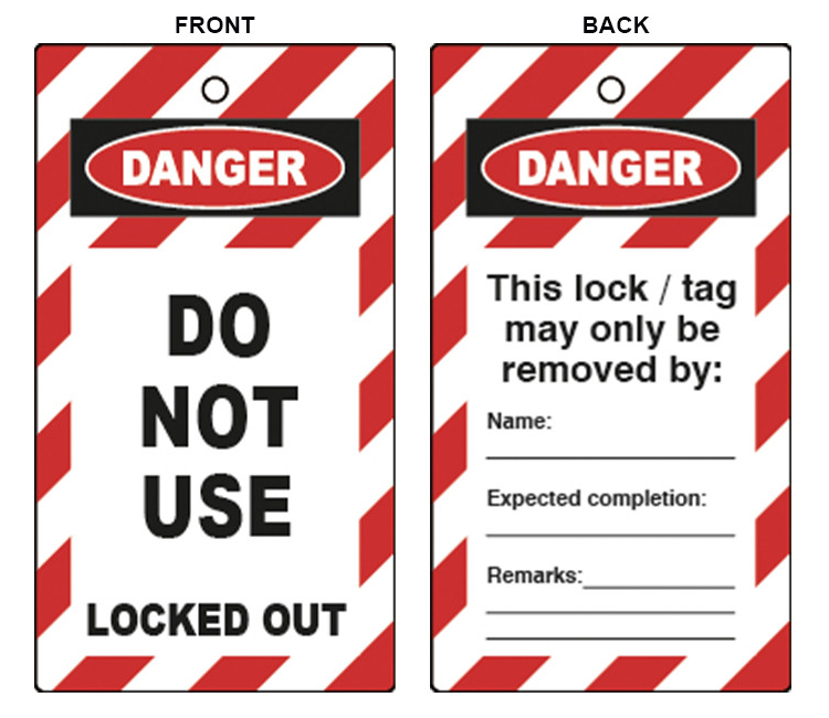 Spectrum Waarschuwing Label 75x135mm 'Do Not Use' (10 stuks)