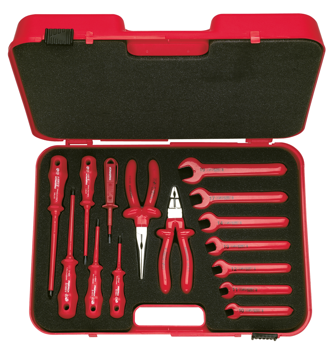 Friedrich Gereedschapsset 1000V VDE, 15 delig