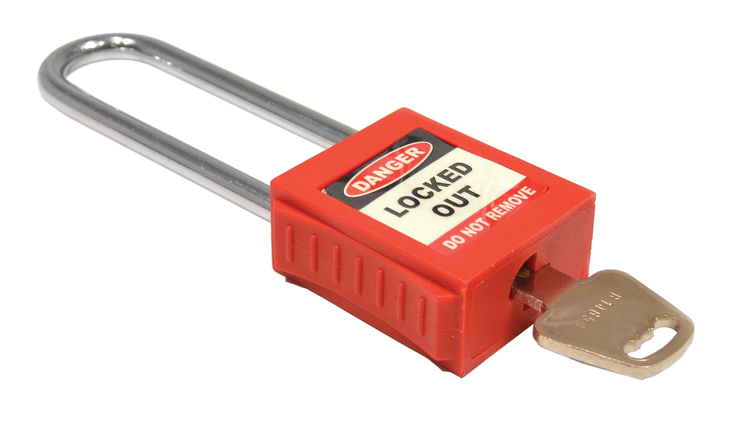 Spectrum Lockout Veiligheidshangslot 82mm rood (6mm)