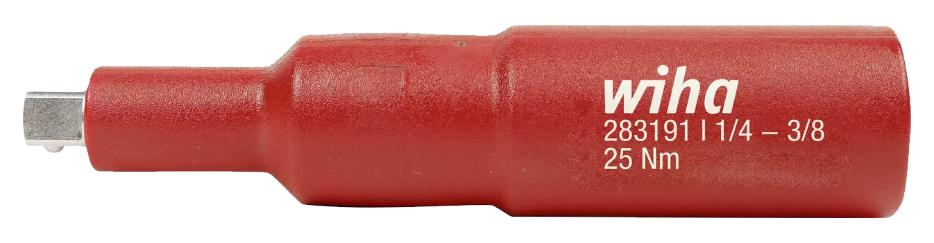 WIHA Verloopadapter 3/8" inw. naar 1/4" uitw. 1000V geïsoleerd 283799 25Nm