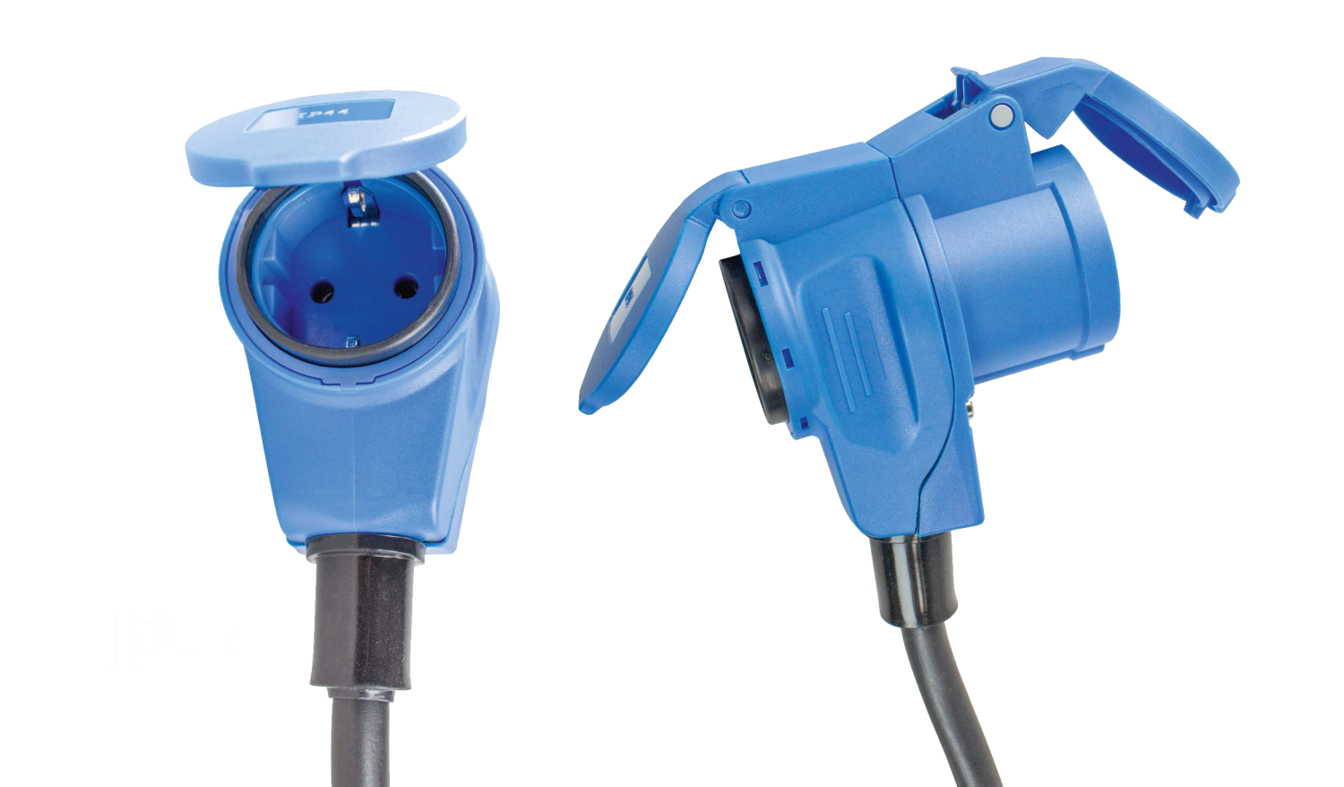 Schwabe Camping CEE Powerlight Verlengkabel Neopreen 230V/16A IP44 H07RN-F 3G2,5 zwart 1,5m haaks