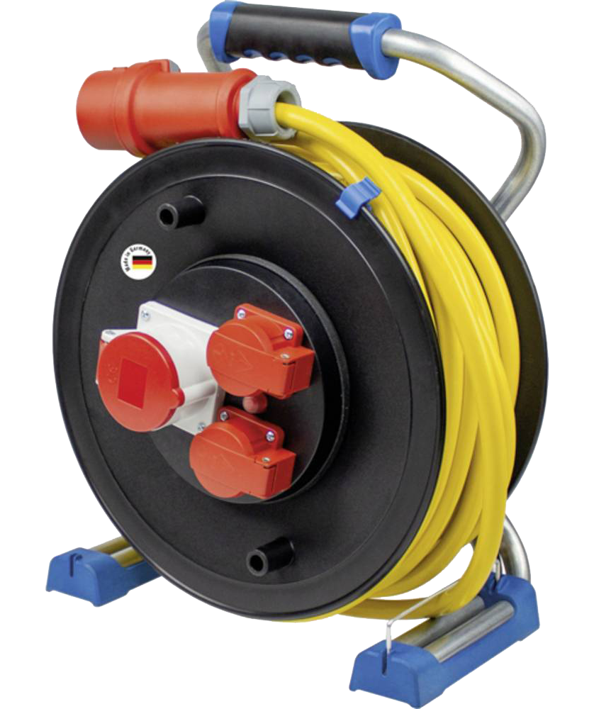 Schwabe CEE Kabelhaspel Xperts 400V K35 AT-N07V3V3-F 5G1.5 Ø285mm IP44 25m