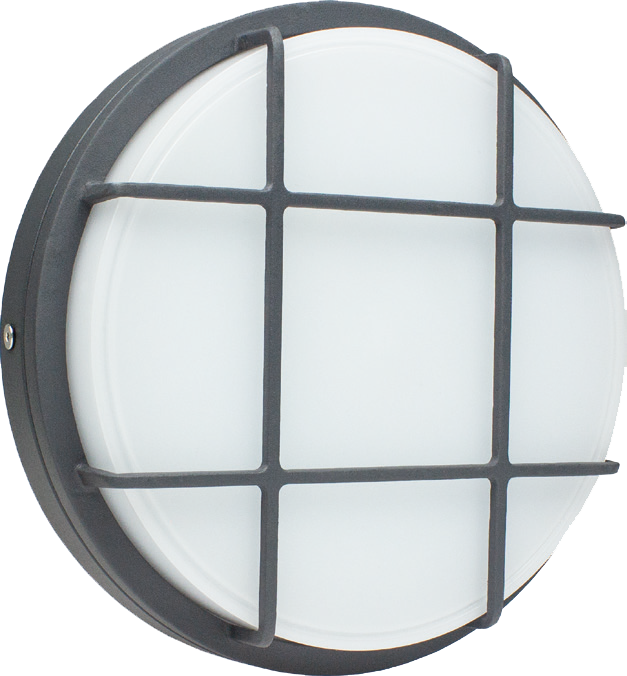 Schwabe LED Wandlamp IP65 20W Rond Zwart