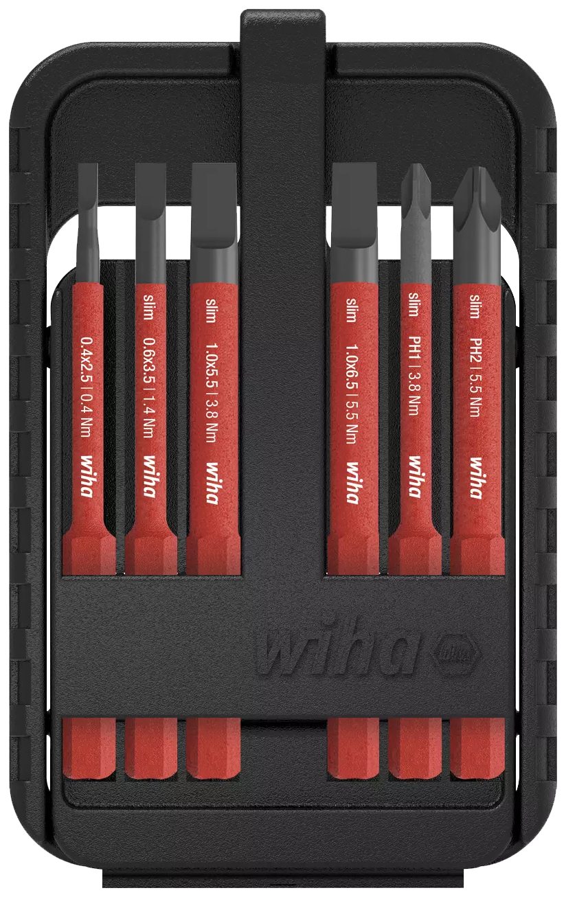 WIHA SlimBitset Electric Box 2831 SL/PH, 7-delig in blister