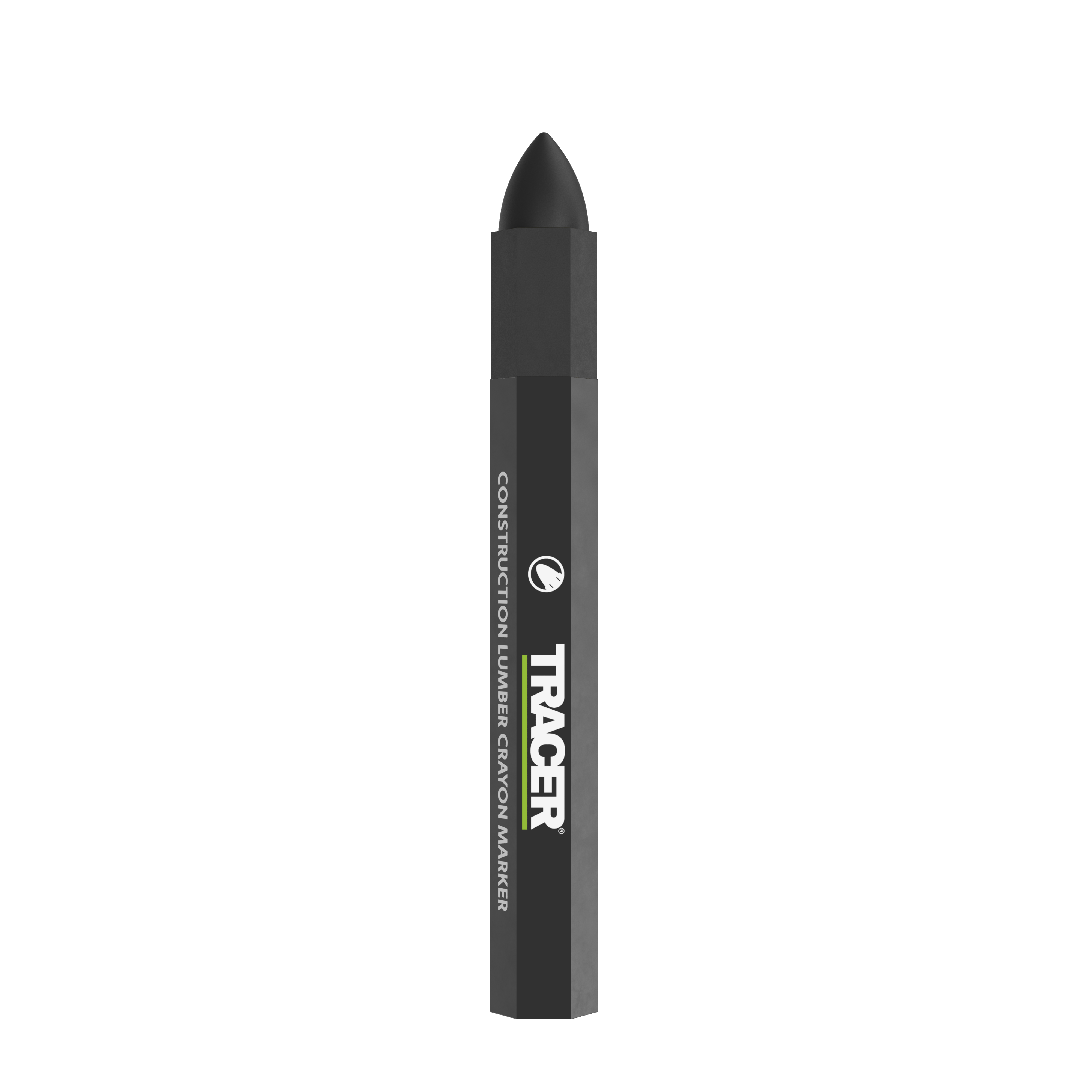 TRACER Markeerkrijt ACM1 zwart (12 stuks)
