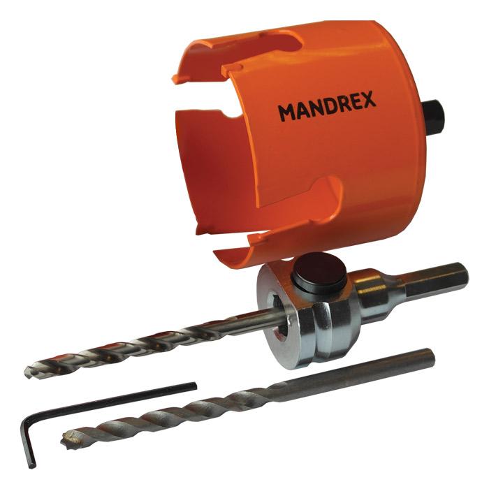 Mandrex Starterset SuperXcut MX200056B MXqs Gatzaaghouder zesk.8,5 + TCT gatzaag Ø76mm