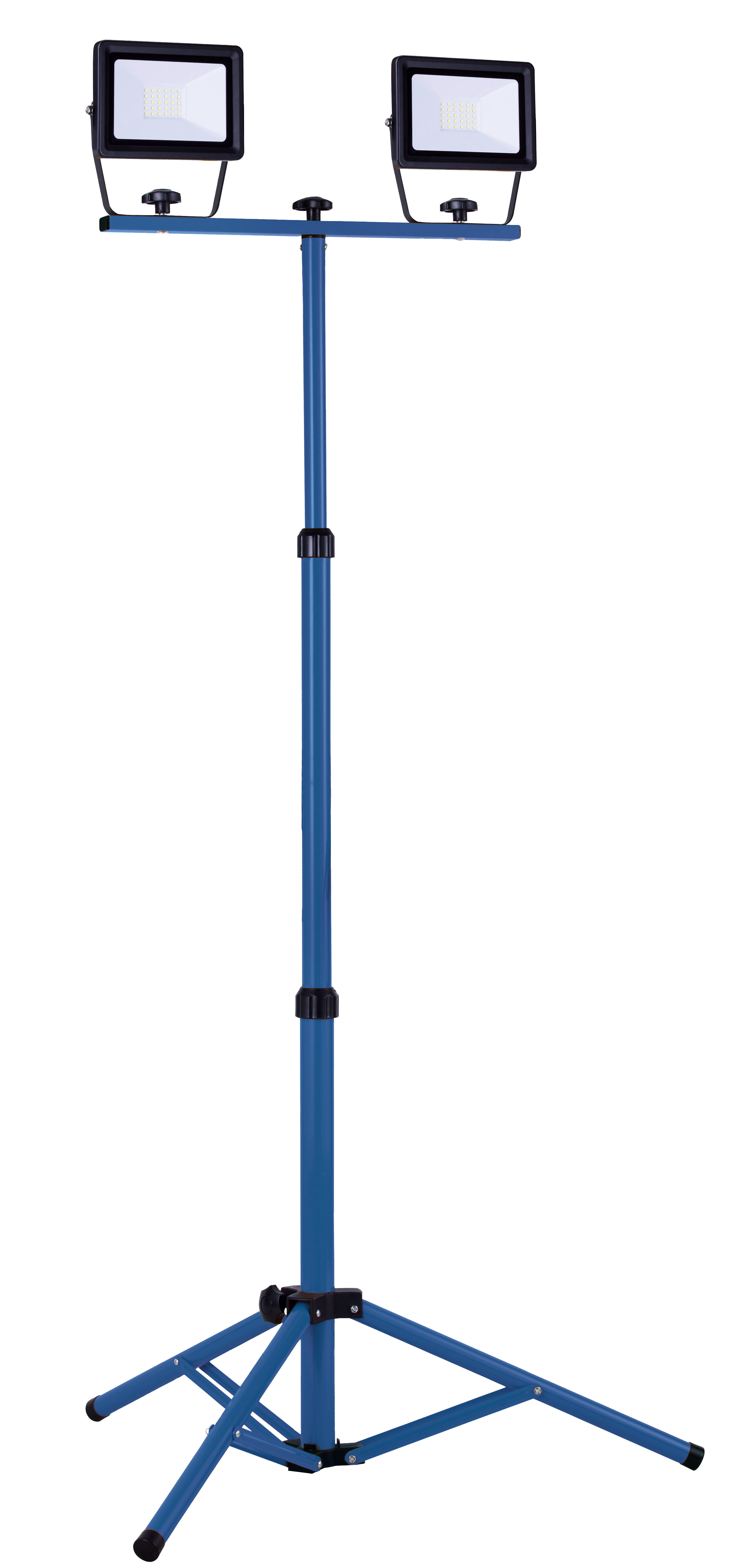 Schwabe Optiline LED Werklamp IP65 2 x 30W op statief met statief H05RN-F 3x1,0 3m