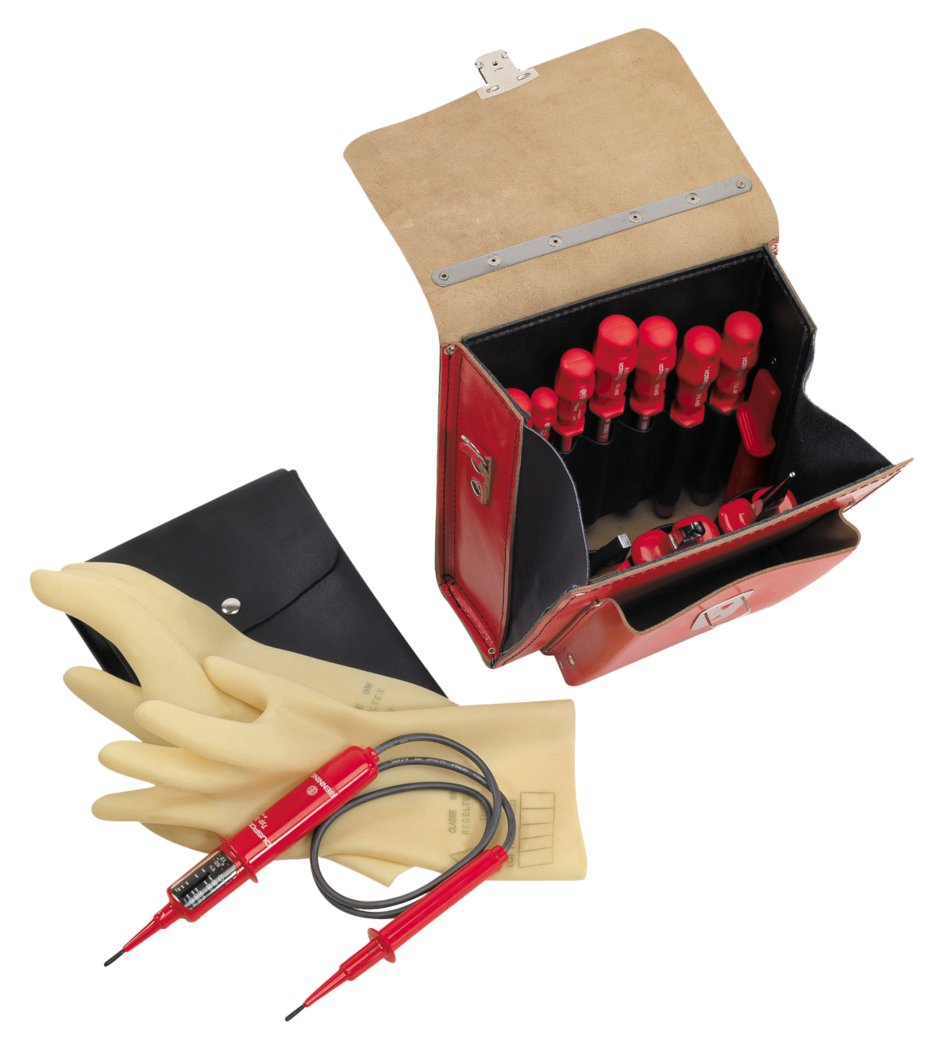 Friedrich Gereedschapskoffer 1000V VDE "ERGO", 12-delig