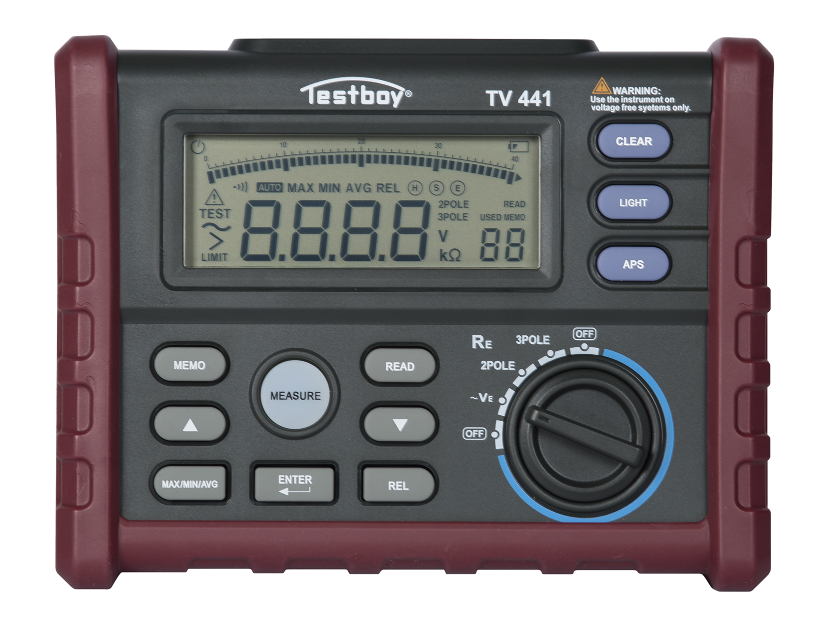 Testboy TV 441 Digitale Aardingsweerstandmeter