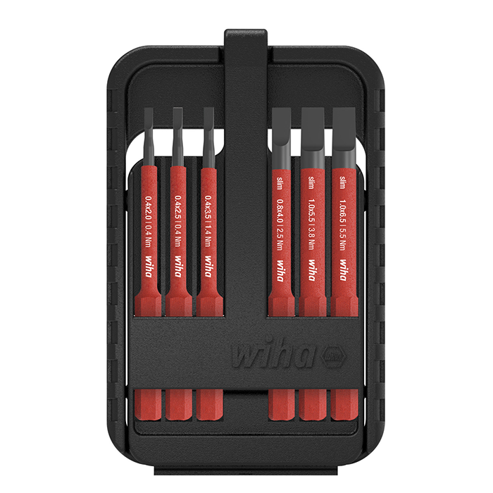 WIHA SlimBitset Electric Box 2831 SL, 7-delig in blister