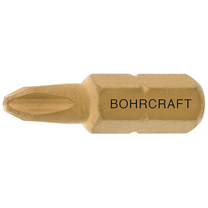 BC 1/4" TiN Bit Phillips PH1 x 25mm (per 100st verpakt)