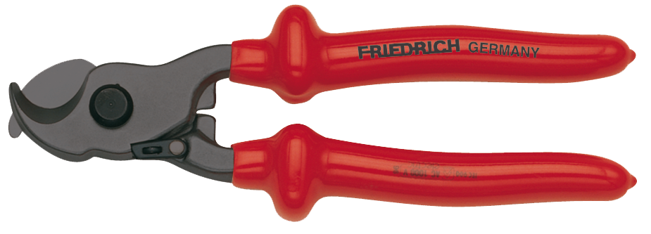 Friedrich Kabelschaar 1000V met openingsveer Ø20mm 220mm