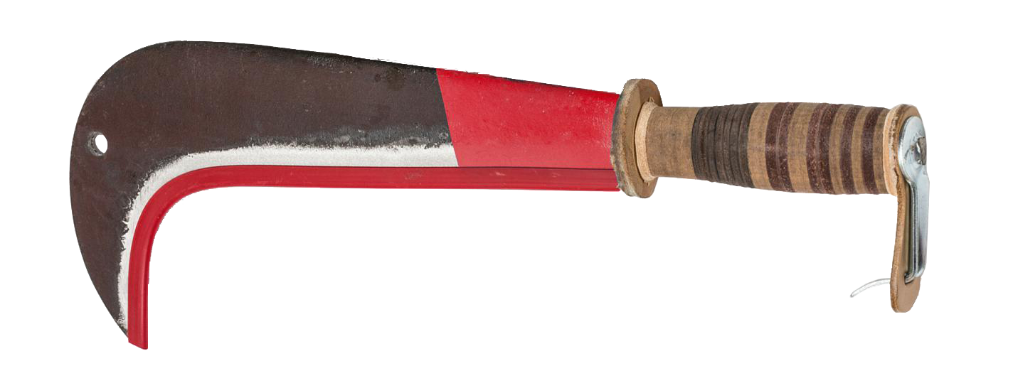 Polet Kapmes met lederen handvat 30cm