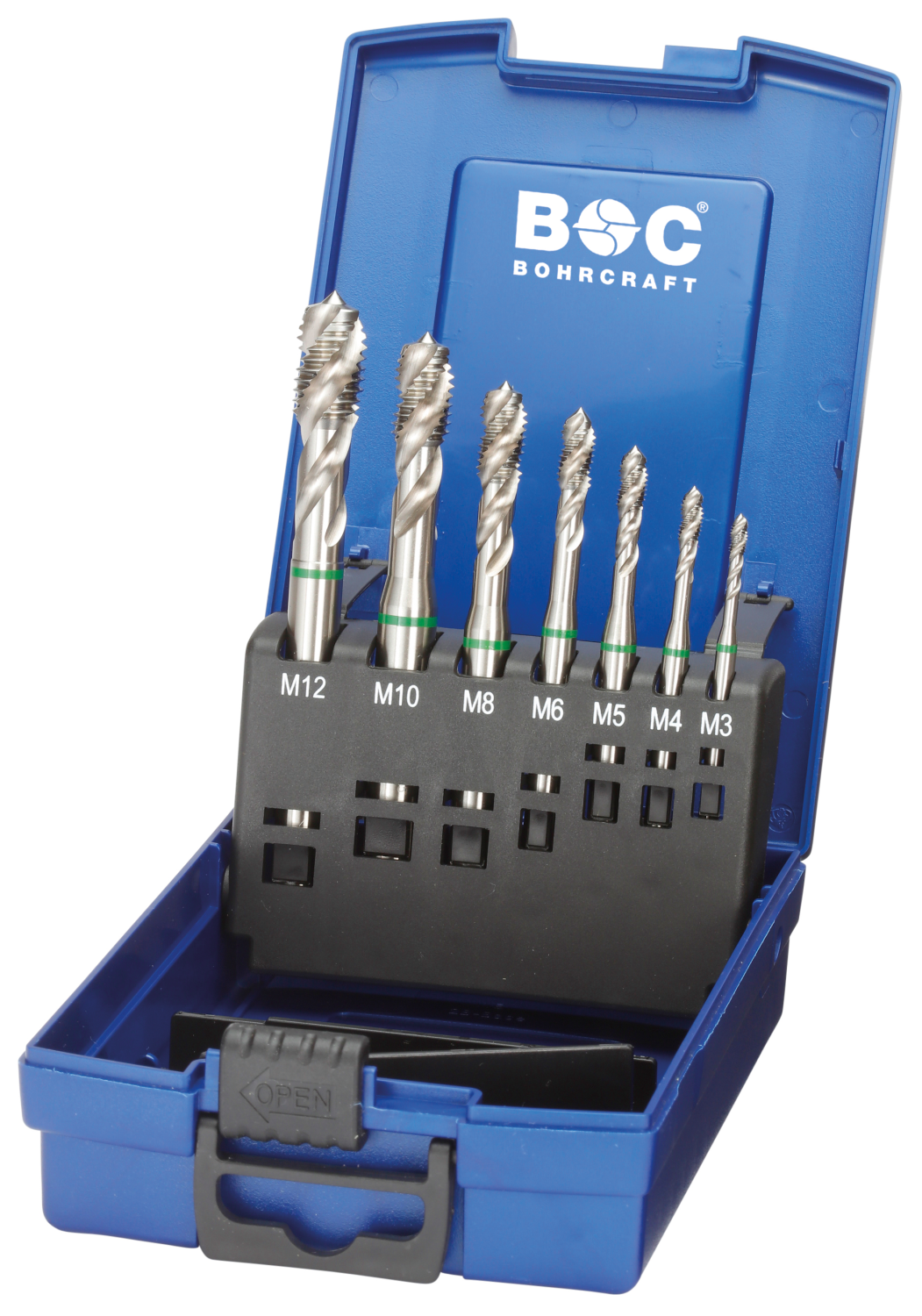BC PP Machinetappenset HSS-E MGB7S-K TiALN UNI vorm C 40° M3-M12, 7-delig
