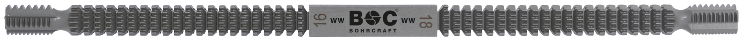 BC Draadvijl UNC/UNF 230mm in BC-QuadroPack