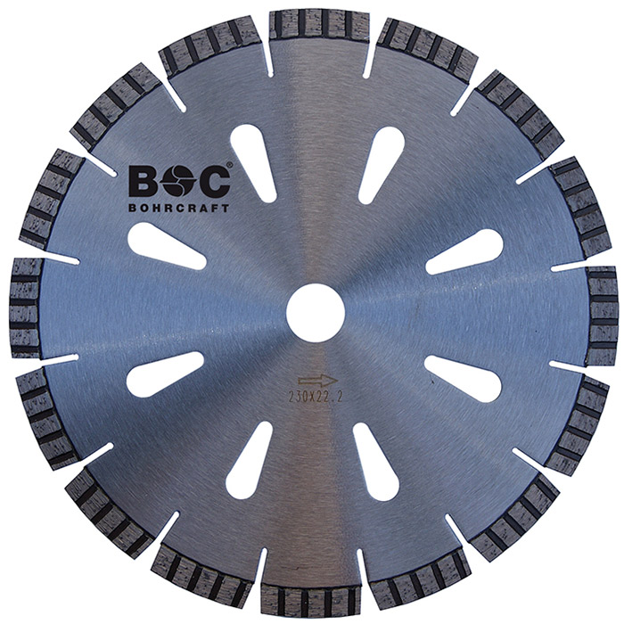 BC Diamantslijpschijf Turbo met koelgaten 115mm