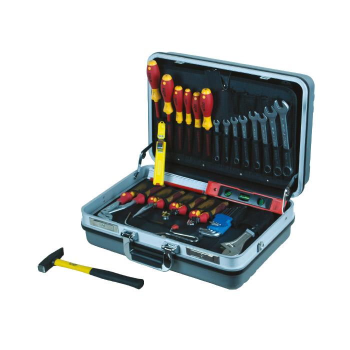 AMW Gereedschapskoffer Grijs Electric 36-delig