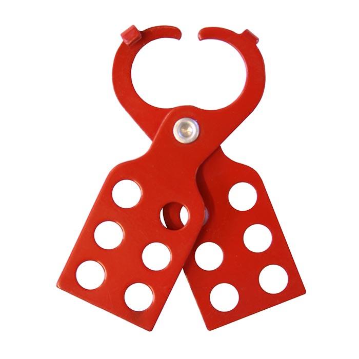 Spectrum Lockout Hangslotbeugel Gepoedercoat Staal 6 gaten Ø6mm 25mm