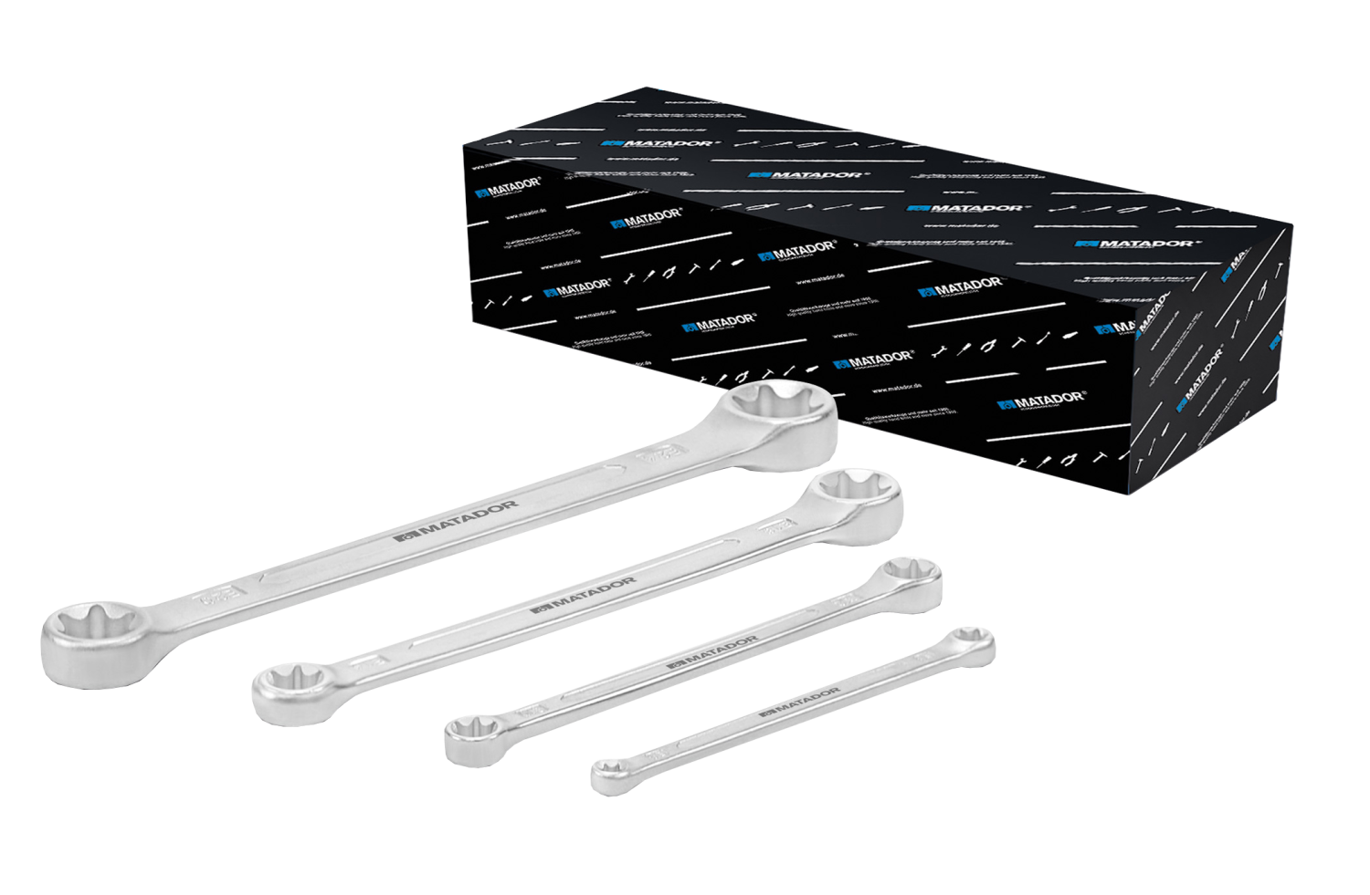 Matador Ringsleutelset TORX E 6x8-E 20x24, 4-delig