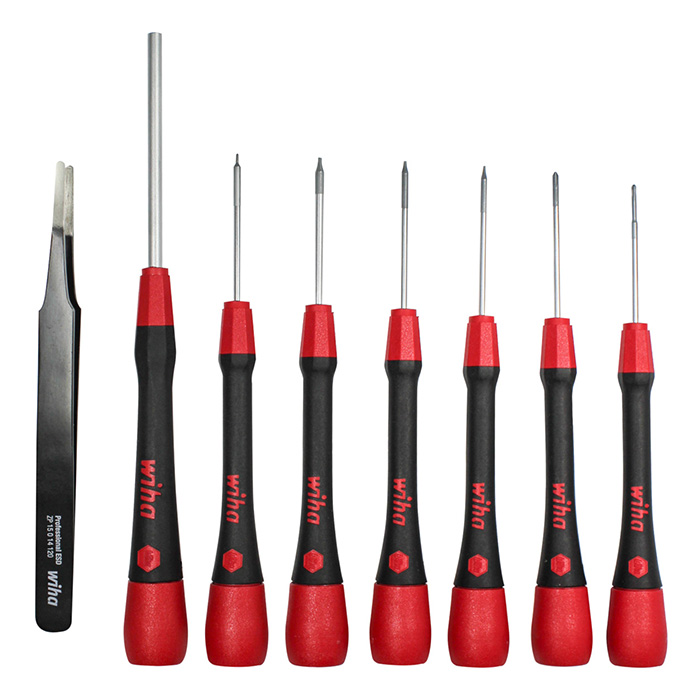 WIHA Microschroevendraaierset PicoFinish 266P Pentalobe, 8-delig
