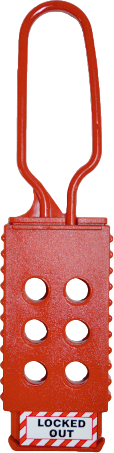 Spectrum Lockout Antistatische Hangslotbeugel Nylon 6 gaten Ø6mm