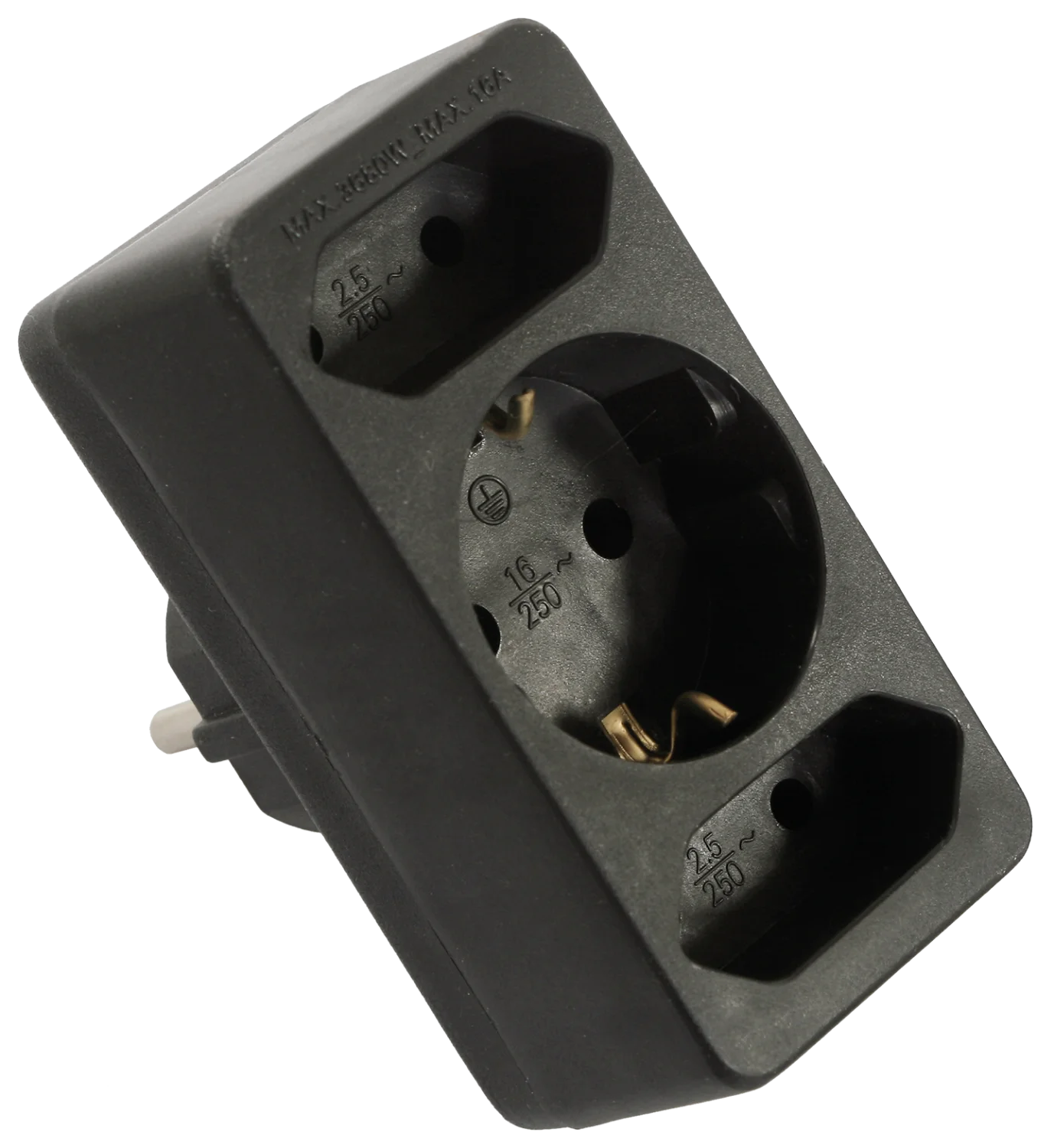 16A 3500W 2xeuro 1xrandaarde zwart IP20.png