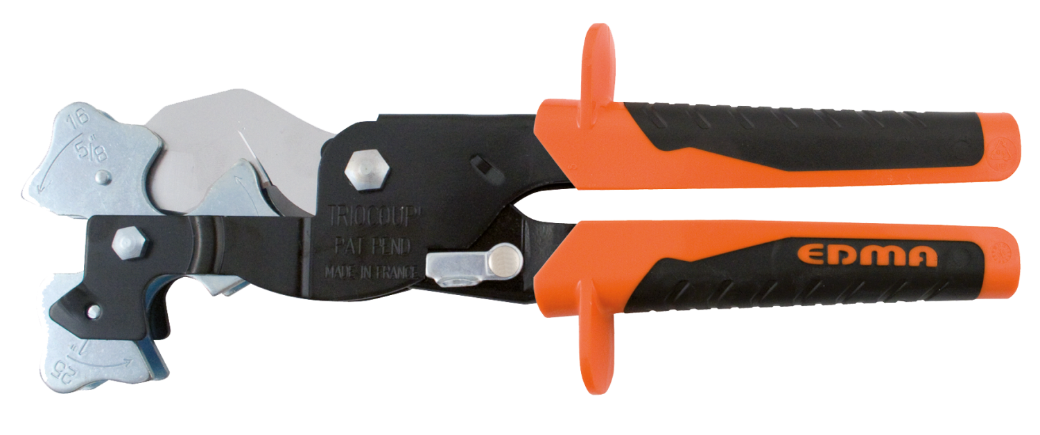 Edma Trio Coup Buisknipper 5/8"-3/4"-1" 2-componenten greep