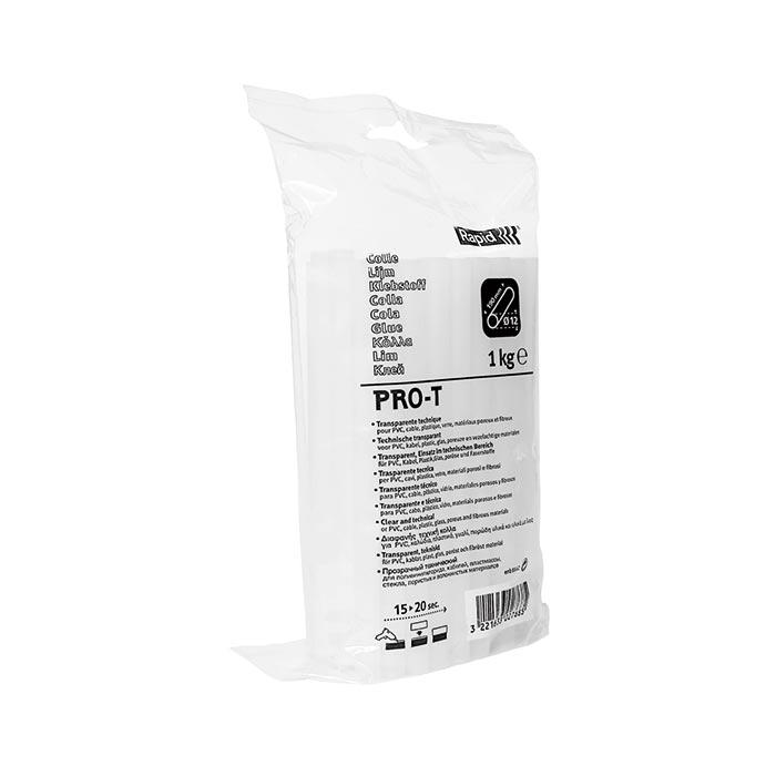 Rapid Lijmpatronen Ø12x190mm PVC & Kabel PRO-T in zak 1,0kg