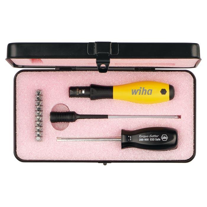 WIHA Momentschroevendraaierset TorqueVario®-S ESD 2882 0,8-2 Nm (6%), 13-delig