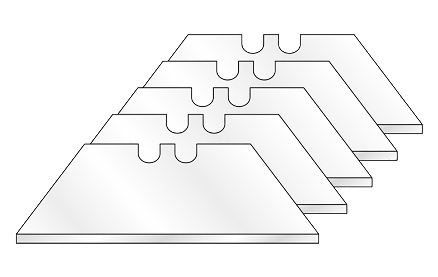 Matador Reservemessen t.b.v. Universeelmes, (10 stuks)