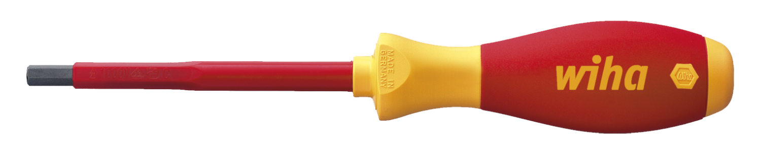 WIHA Inbus Schroevendraaier SoftFinish Electric 1000V 323N 6,0x100