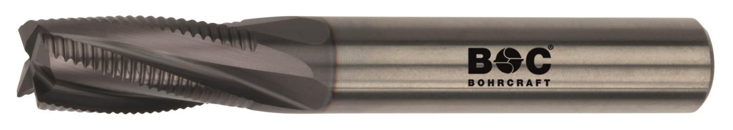 BC PP VHM Ruwfrees Z4, lang, Type HRf AlTiN 20,0 mm cil. schacht DIN 6535 HA in BC-Verp.