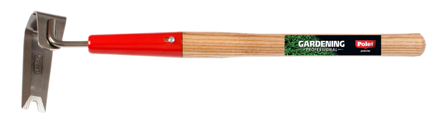 Polet U-Schoffelhakje 60mm met essen steel 38cm