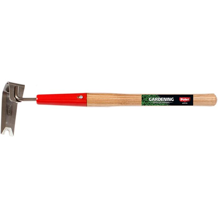 Polet U-Schoffelhakje 60mm met essen steel 38cm