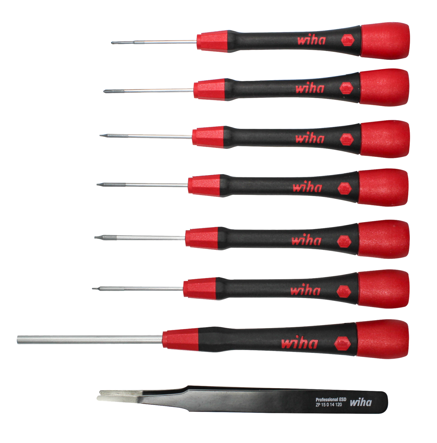 WIHA Microschroevendraaierset PicoFinish 266P Pentalobe, 8-delig