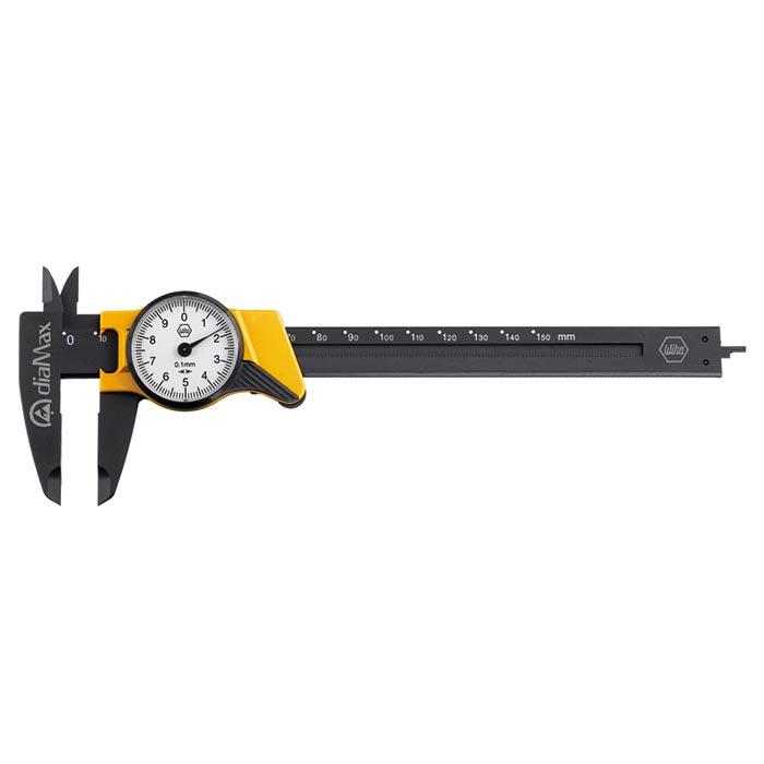 WIHA Klokschuifmaat DialMax  4112 aflezing 0,1mm 150mm in blister