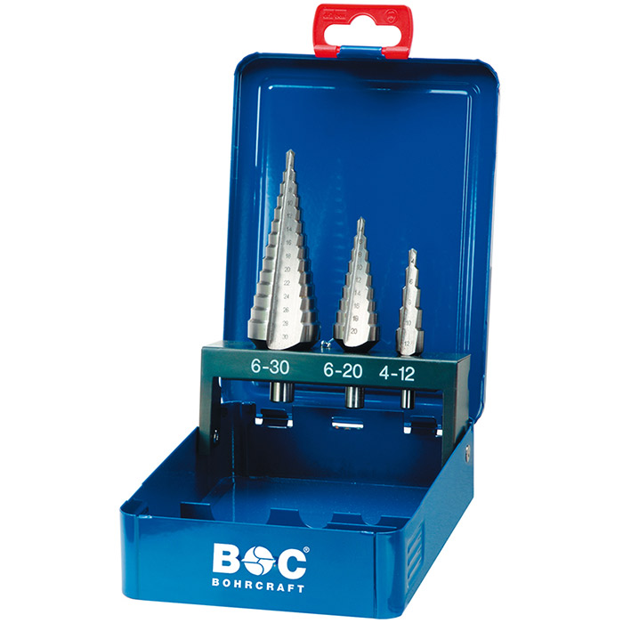 BC Trapborenset HSS-G STB3 1/2A/3A, 3-delig