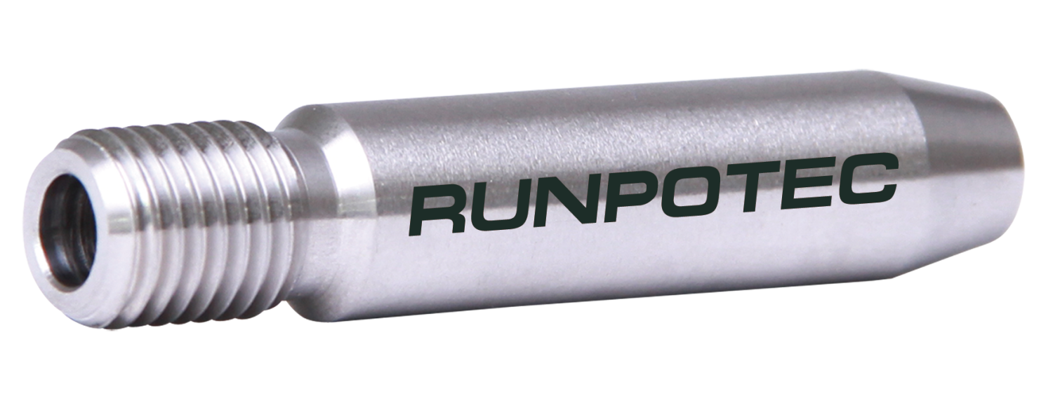 RUNPO GF11 RVS Eindhuls RTG12 t.b.v. Ø 11mm Glasvezel Trekveer