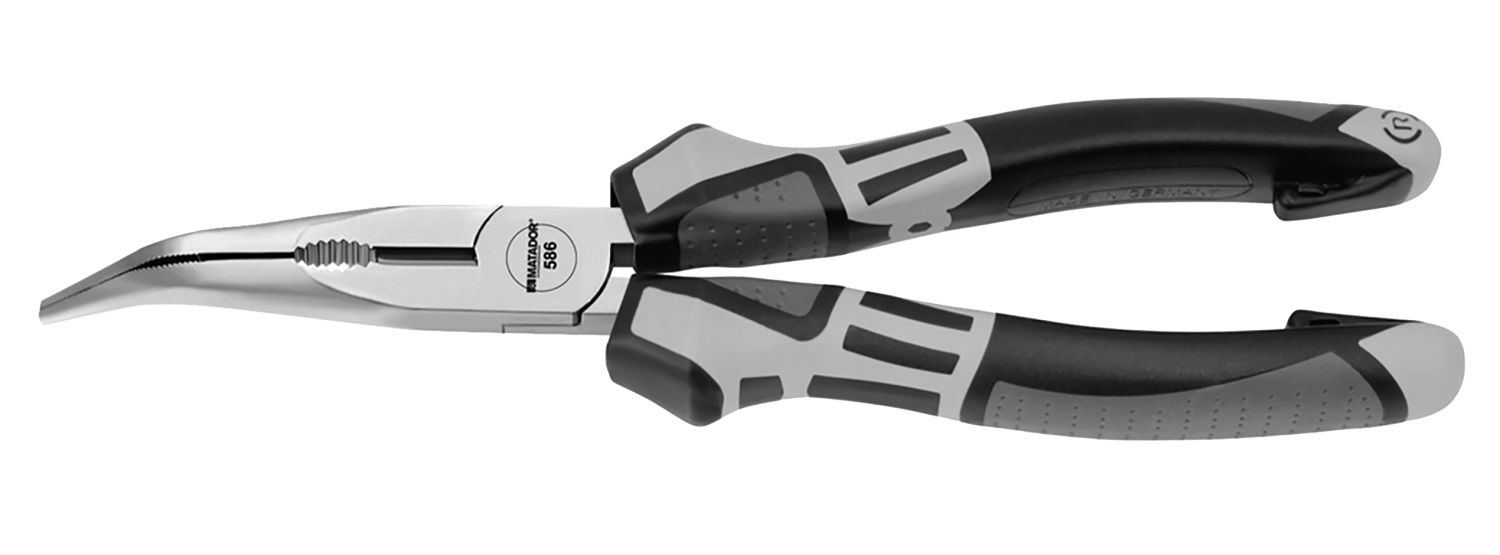 Matador Telefoontang, Gebogen ISO 5745 205mm