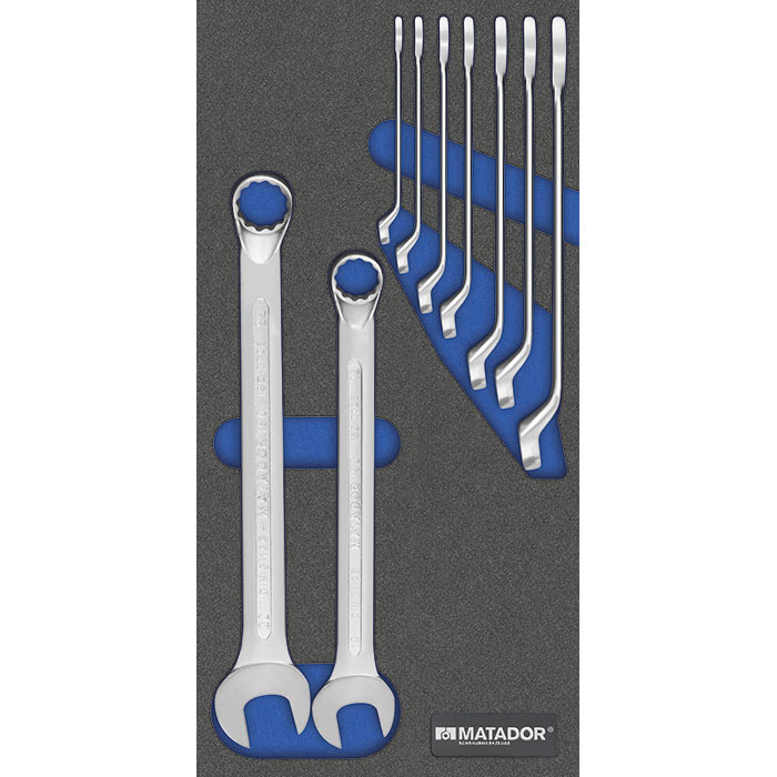 Matador MTS 1/3 Module Ringsteeksleutels 6-22mm, 9-delig
