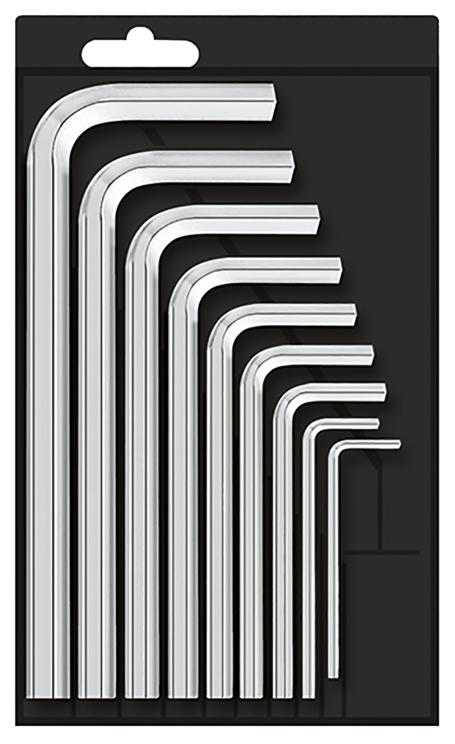 Matador Korte Inbussleutelset mat verchroomd 1,5-10mm, 9-delig