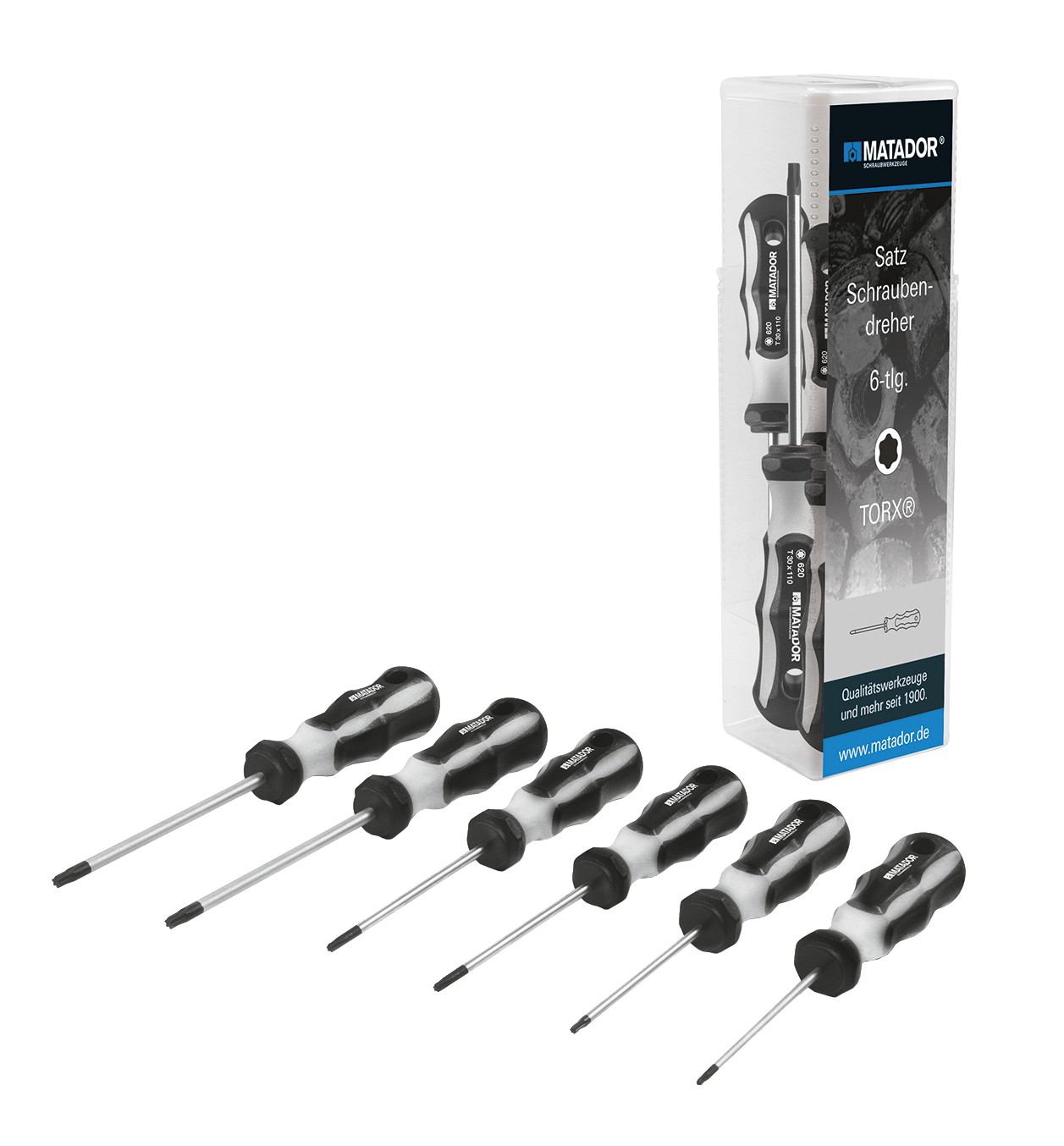 Matador TORX Schroevendraaierset T10-T30, 6-delig